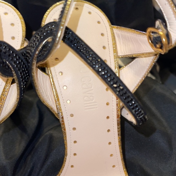 Roberto Cavalli Embellished Sandals - Picture 2 of 12
